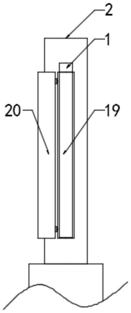 Street lamp pole for post-disaster emergency