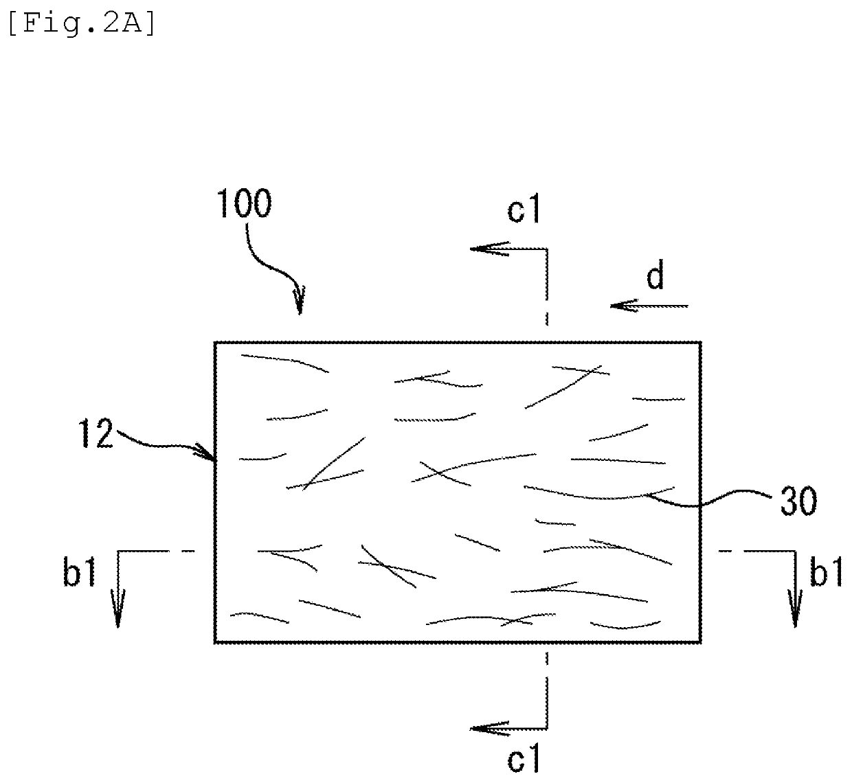 Skin material-coated foamed particle molded body