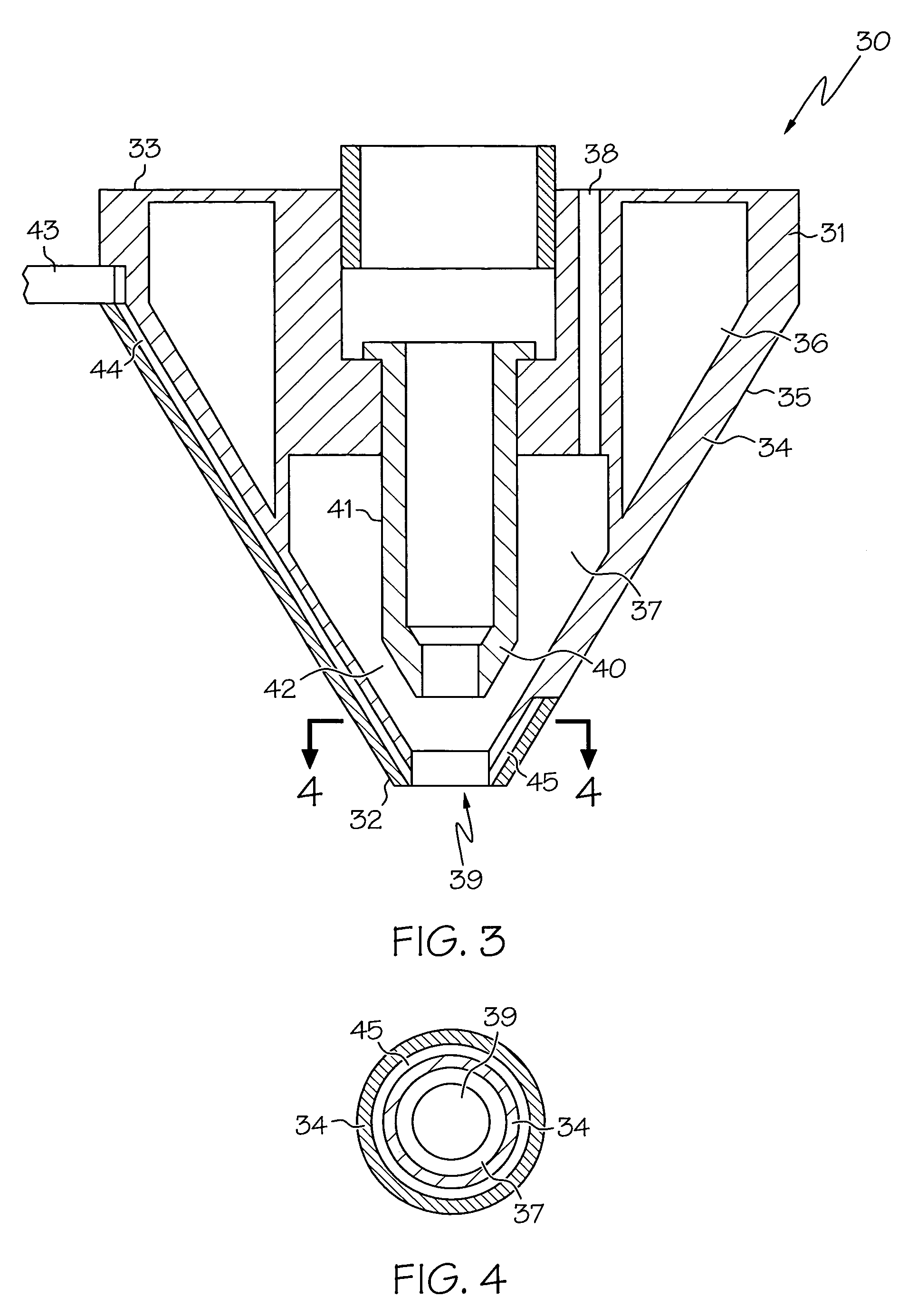 Compact coaxial nozzle for laser cladding