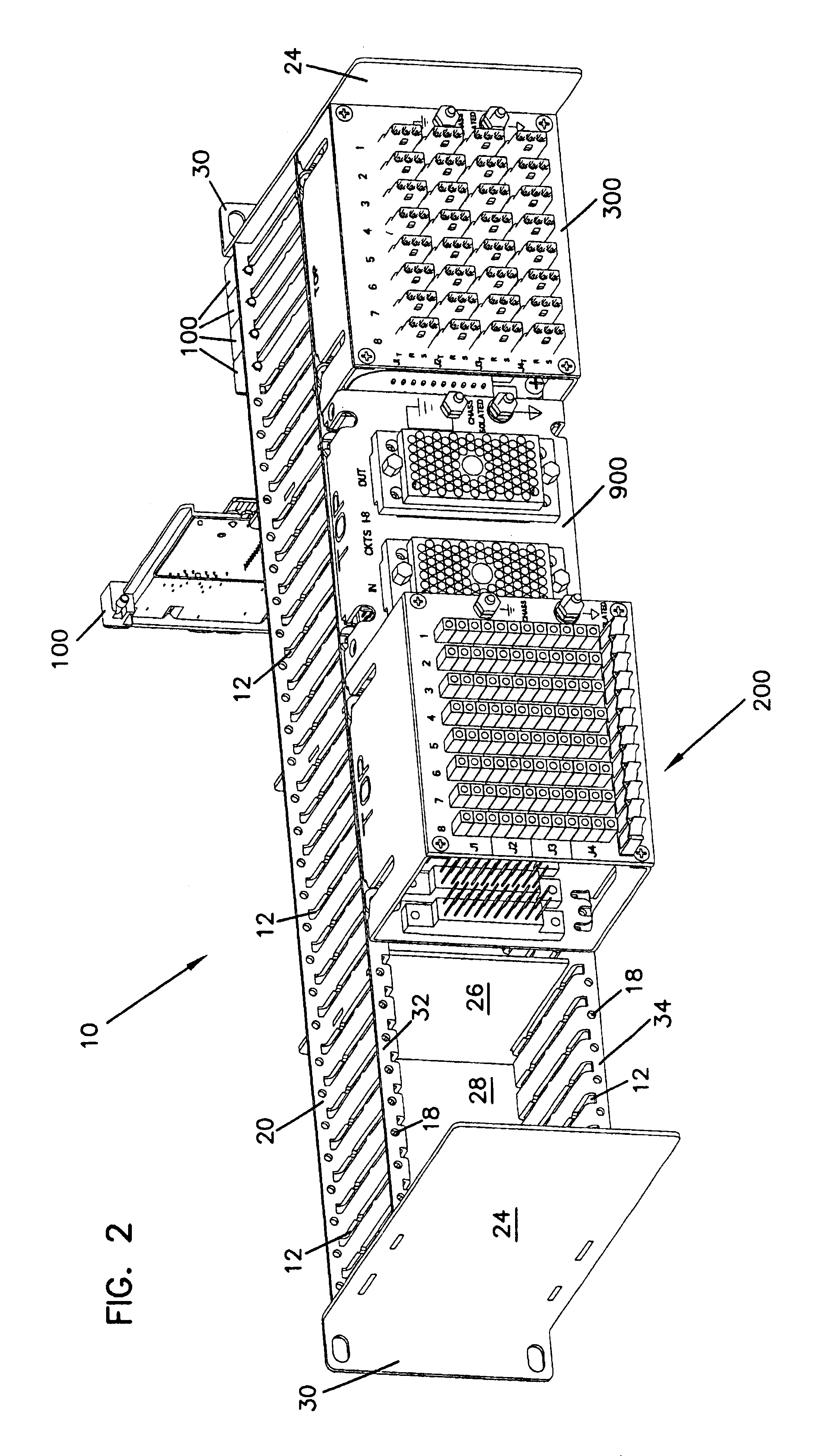 Electronic signal transmission and switching jack