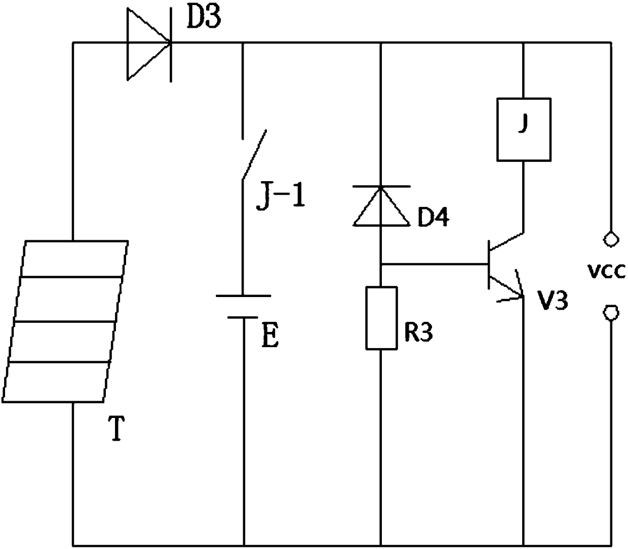 Backup power supply voltage regulation circuit used for construction