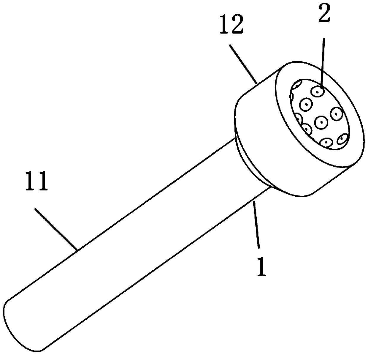 Concave 3D information acquisition and measurement equipment based on optical fiber bundle