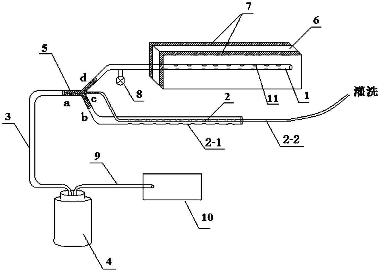 Dressing device for abdominal surgical incision infection dehiscence combined with intestinal leakage