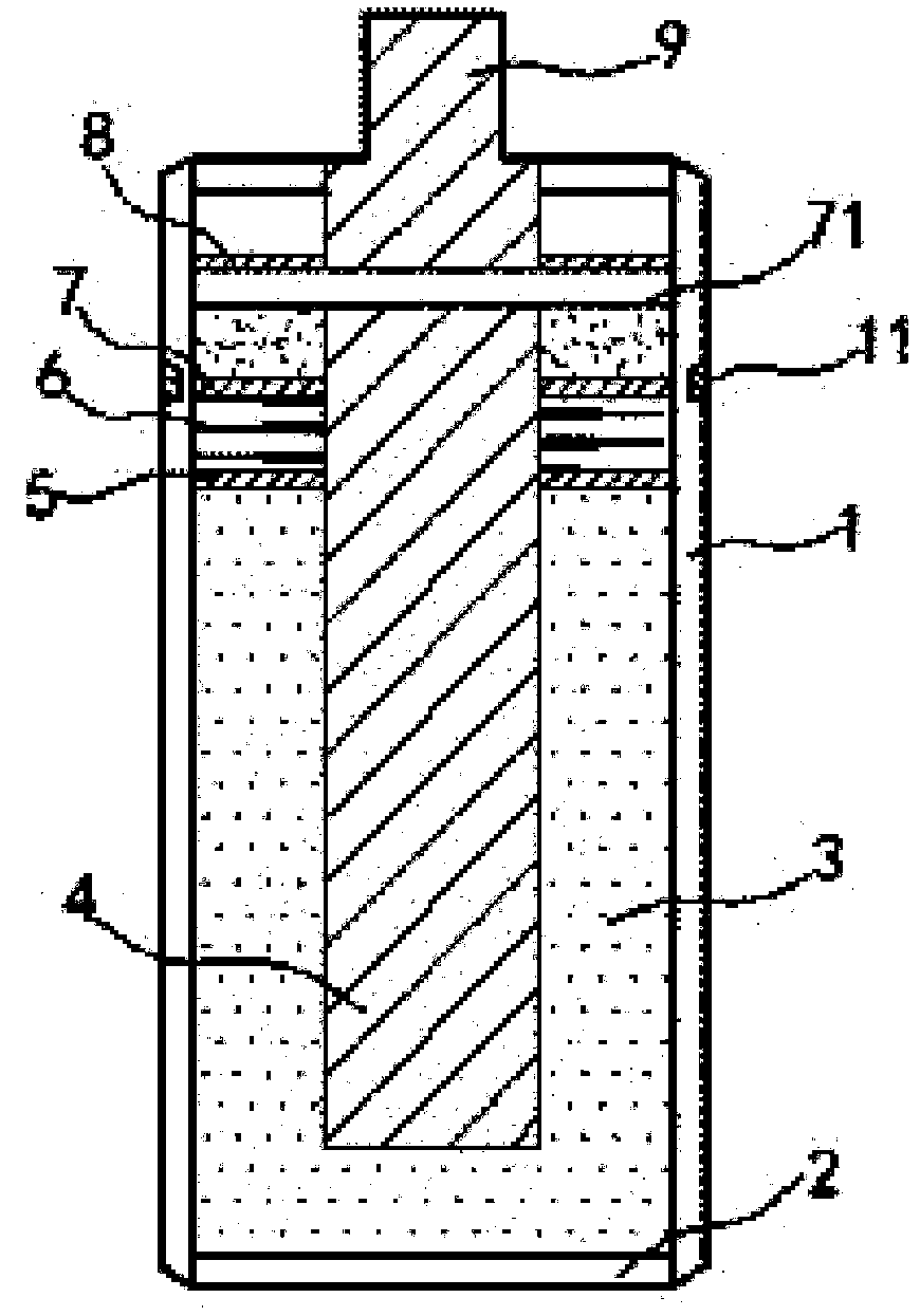 Method for acquiring electric capacity of energy-gathering indication battery