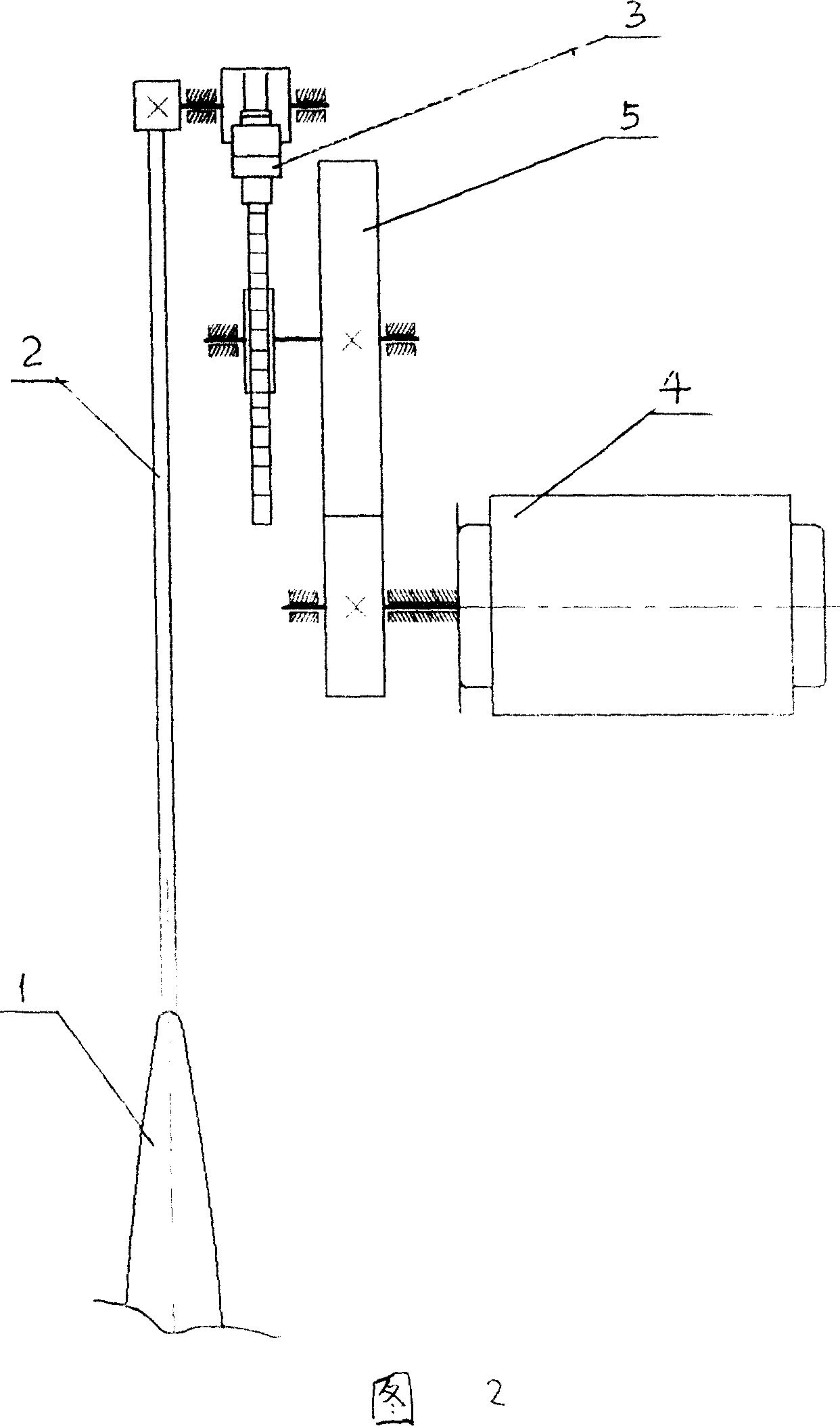 Clock pendulum driving device