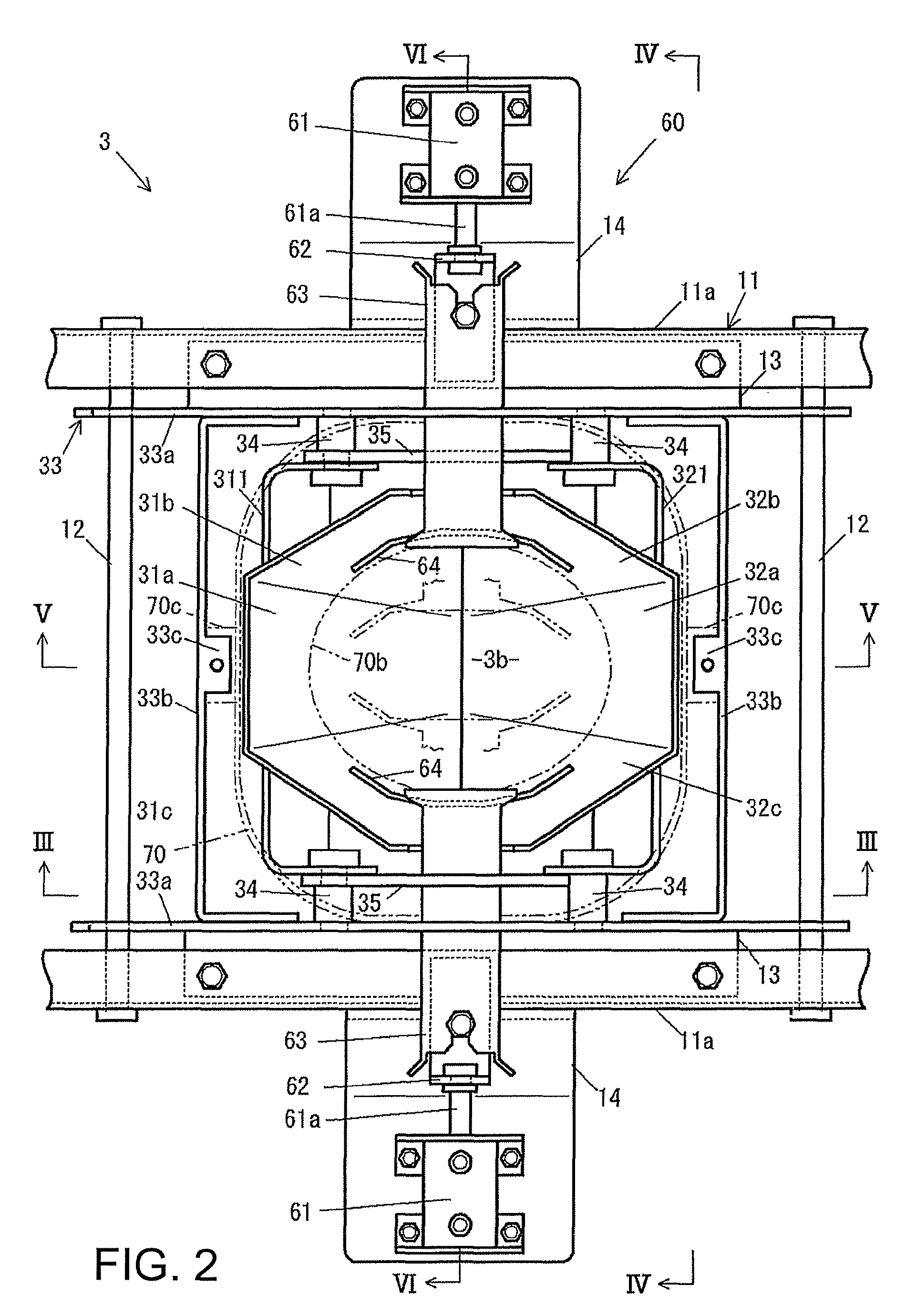 Storage hopper, and combination weighing device and packaging device provided with the same