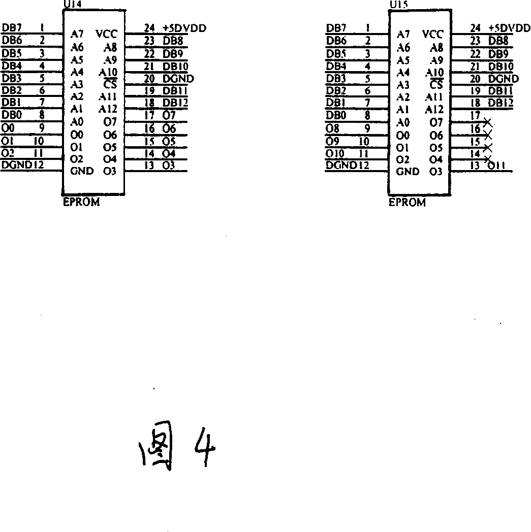 Linearity correcting device for radar voltage controlled oscillator collecting vehicle information