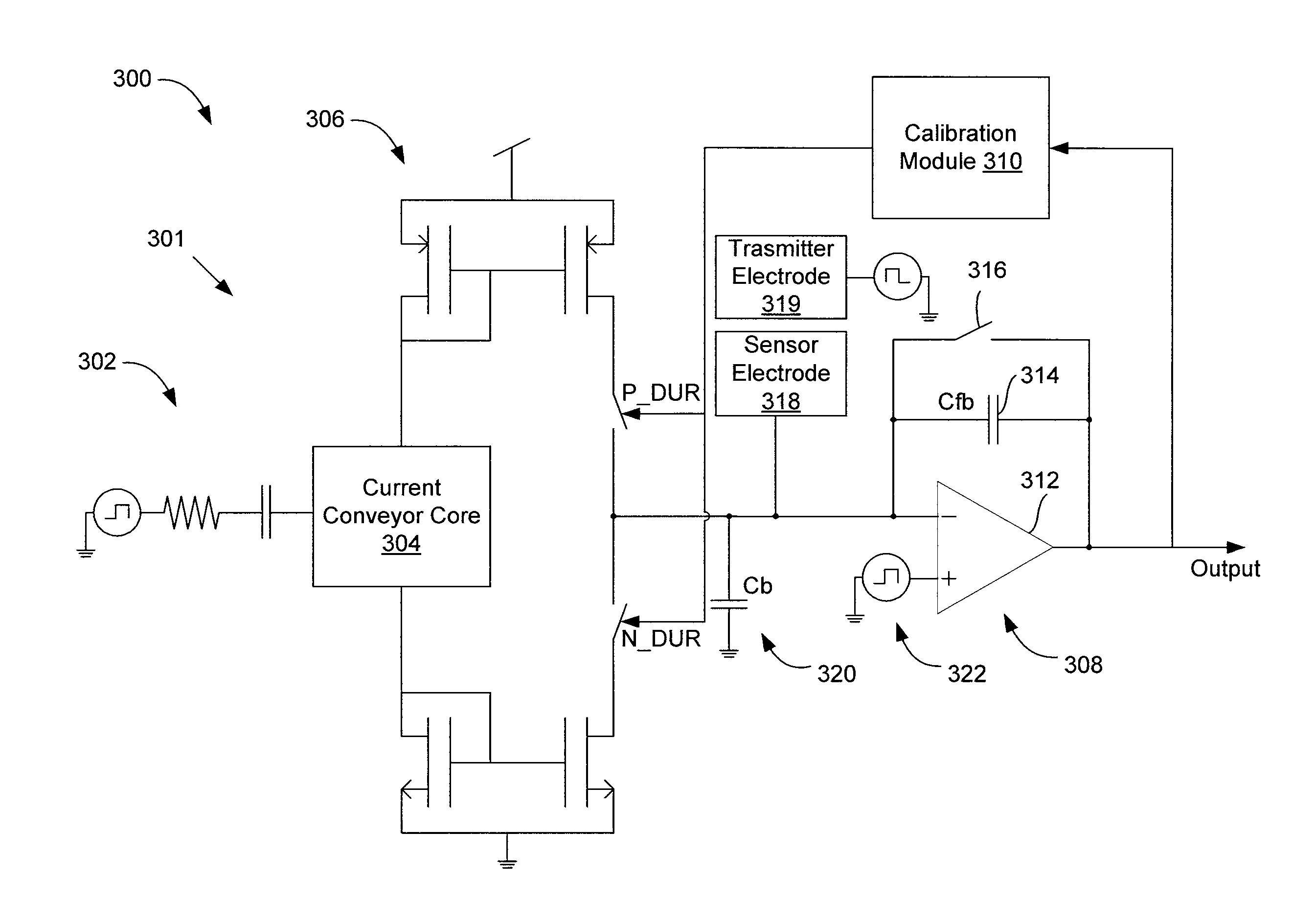 Calibrating charge mismatch in a baseline correction circuit