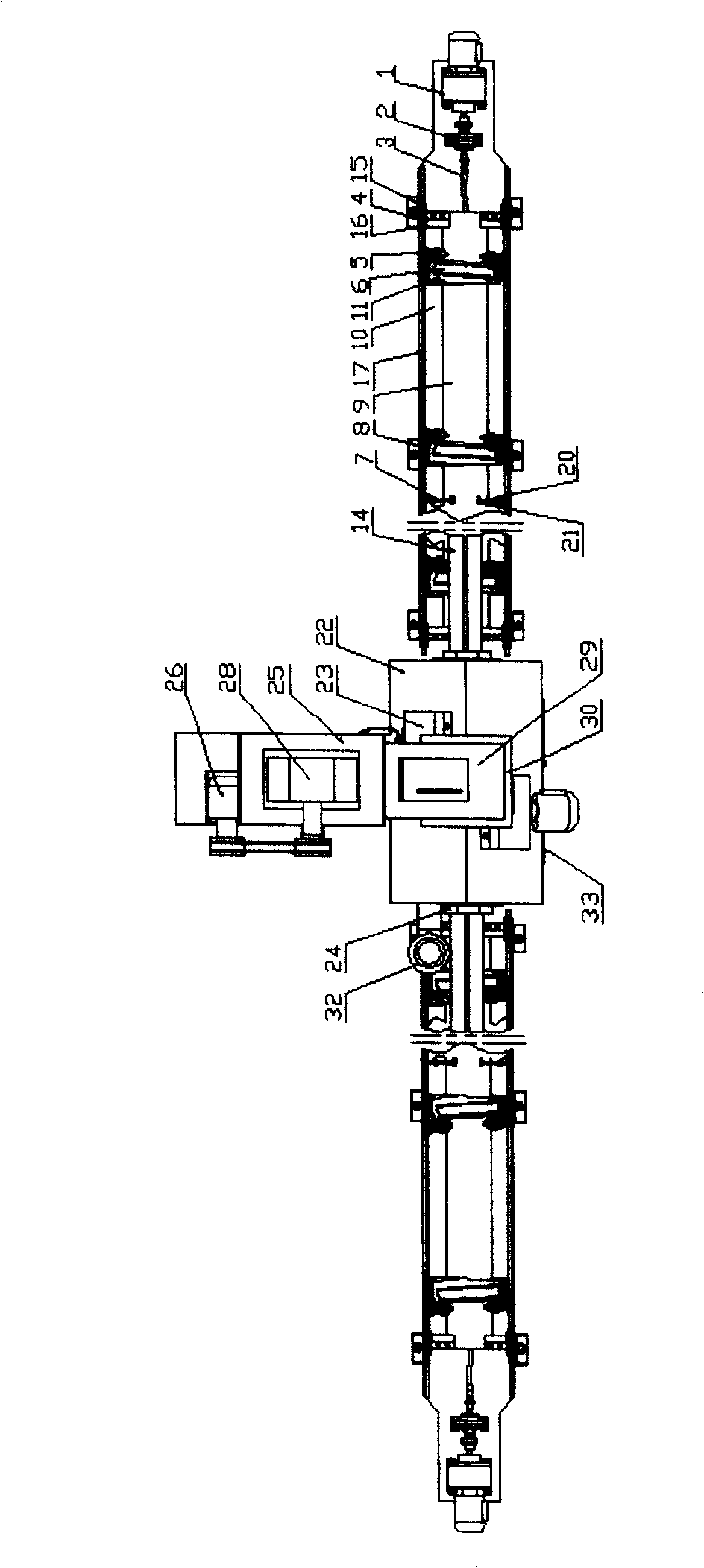 Multiple steel tube and reinforcing steel bar delivery and derusting device