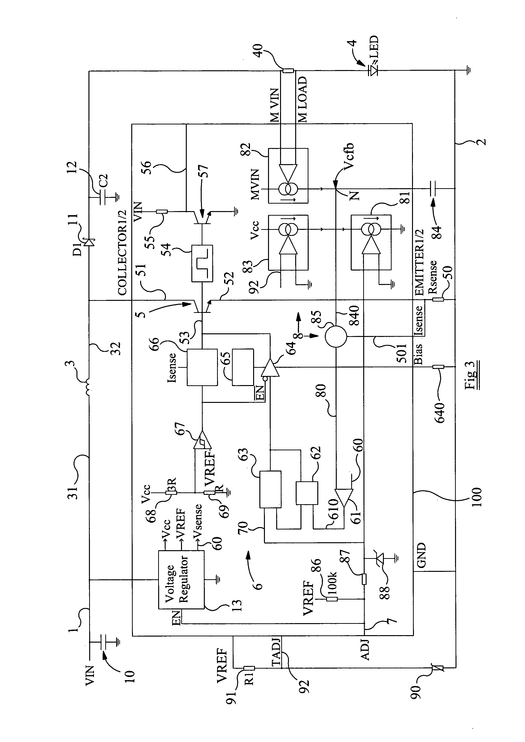 Current driving method and circuit