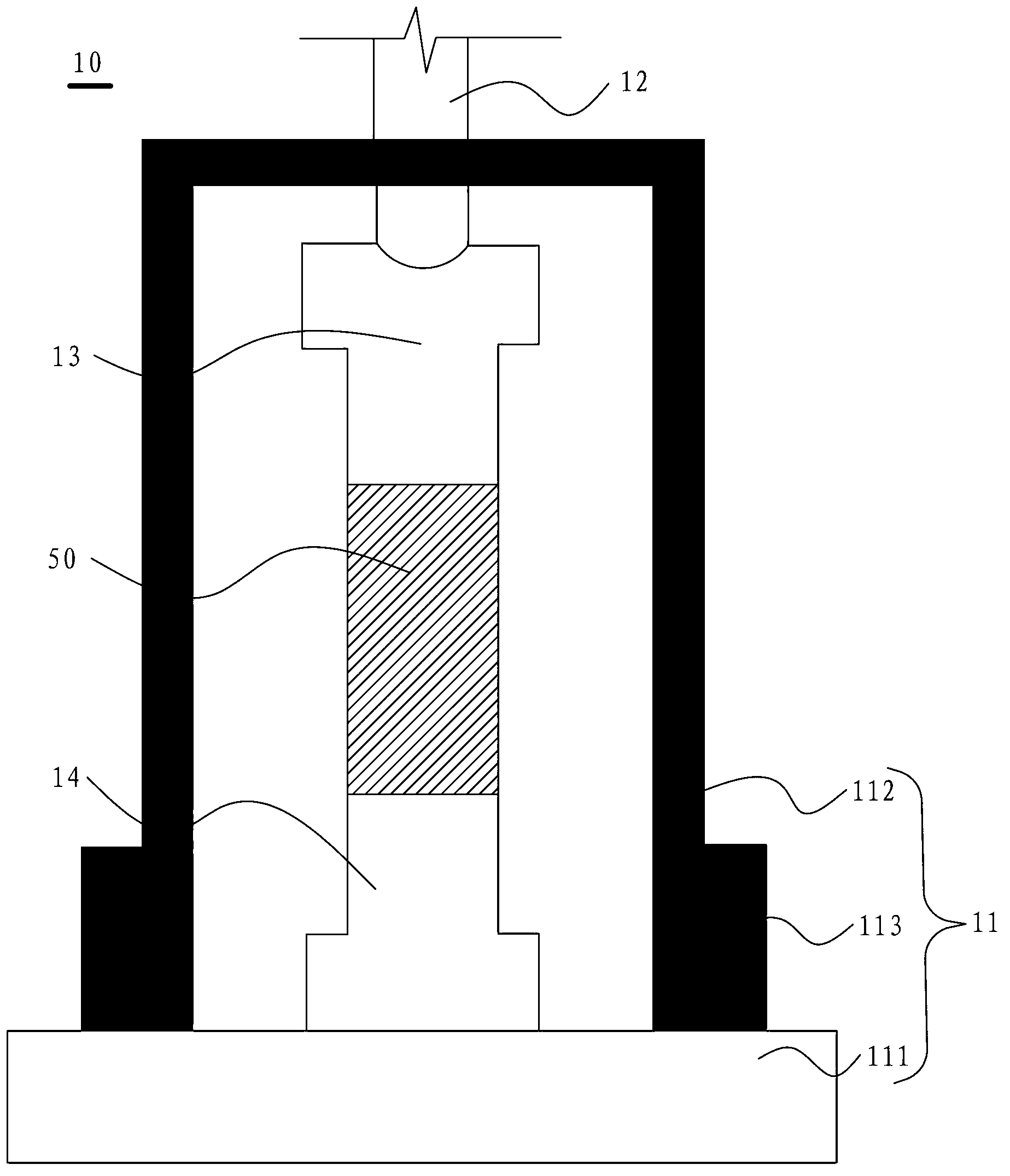 Active or passive combined acoustic testing and seepage testing combined system for rock triaxial test