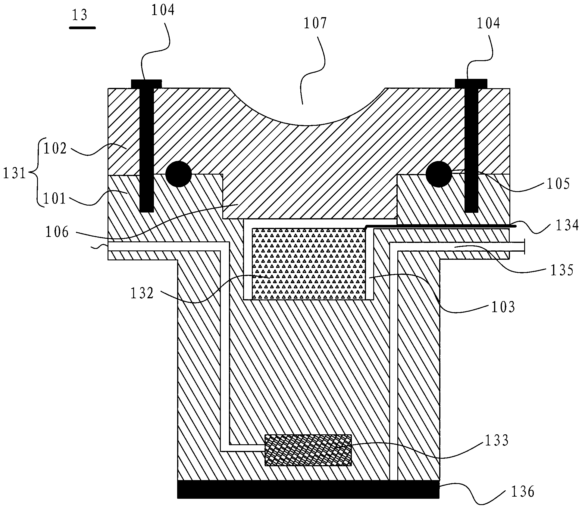 Active or passive combined acoustic testing and seepage testing combined system for rock triaxial test