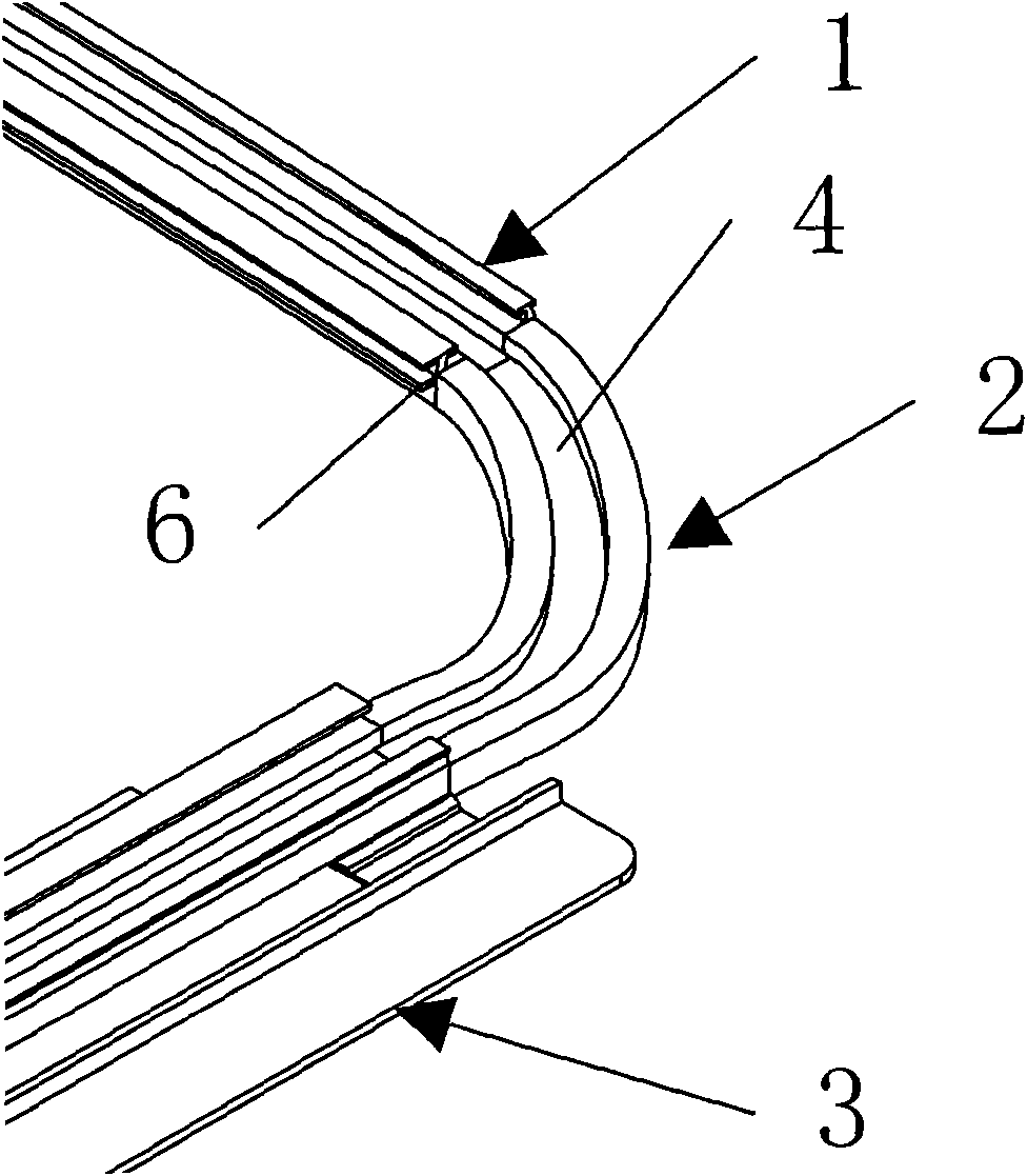 Vehicle skylight frame and manufacturing method thereof