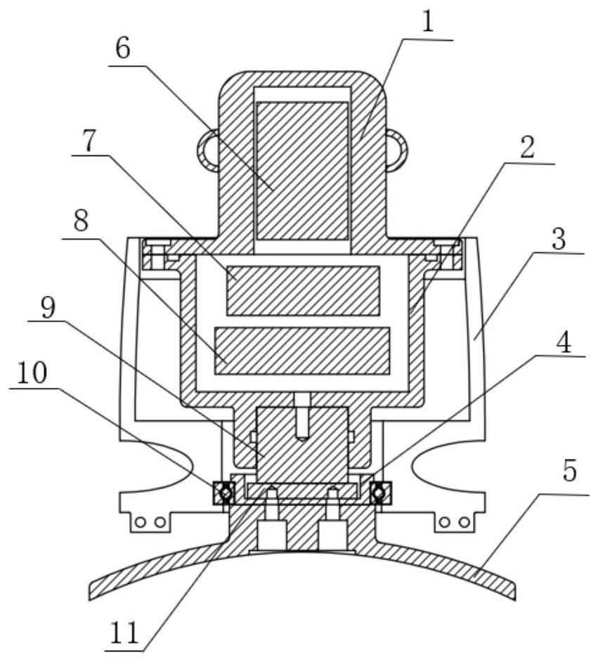 Beacon for underwater positioning self-rescue of autonomous underwater vehicle