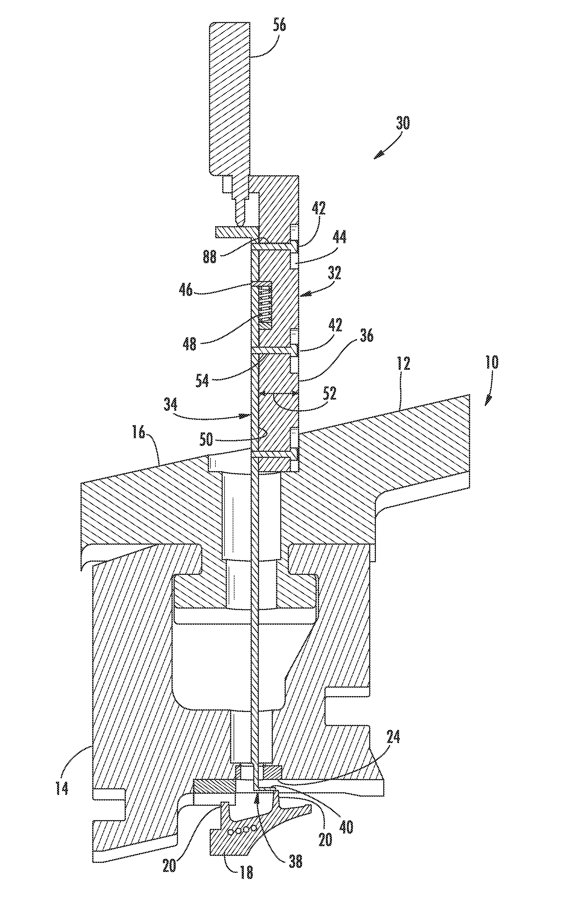 Apparatus and method for measuring internal clearances