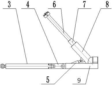 Rescue and withdrawal device for underground excavation and mining equipment and its use method