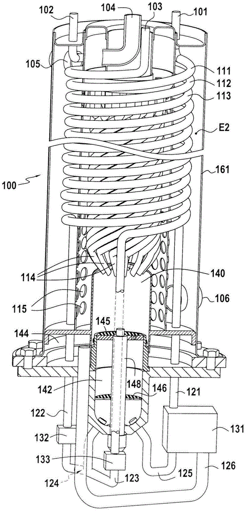 Heat exchanger for a hot fuel cell