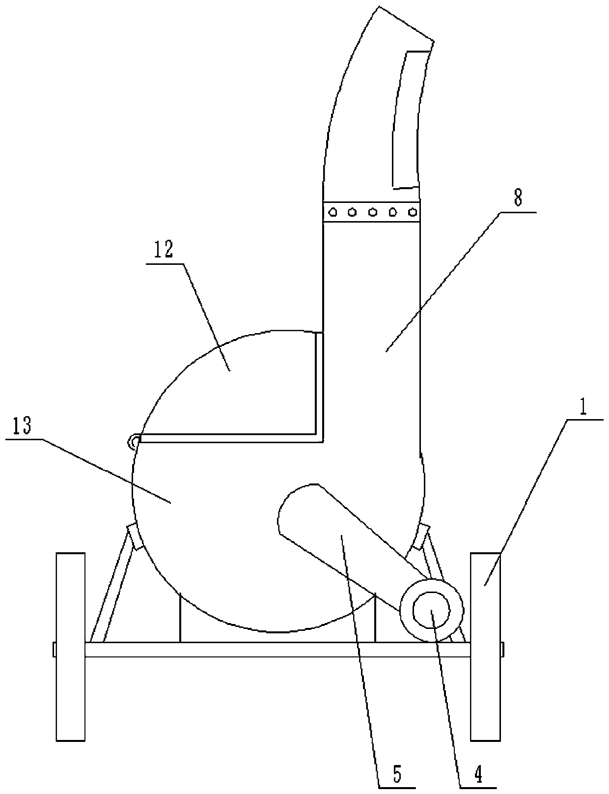 Beef cattle feed and processing method thereof