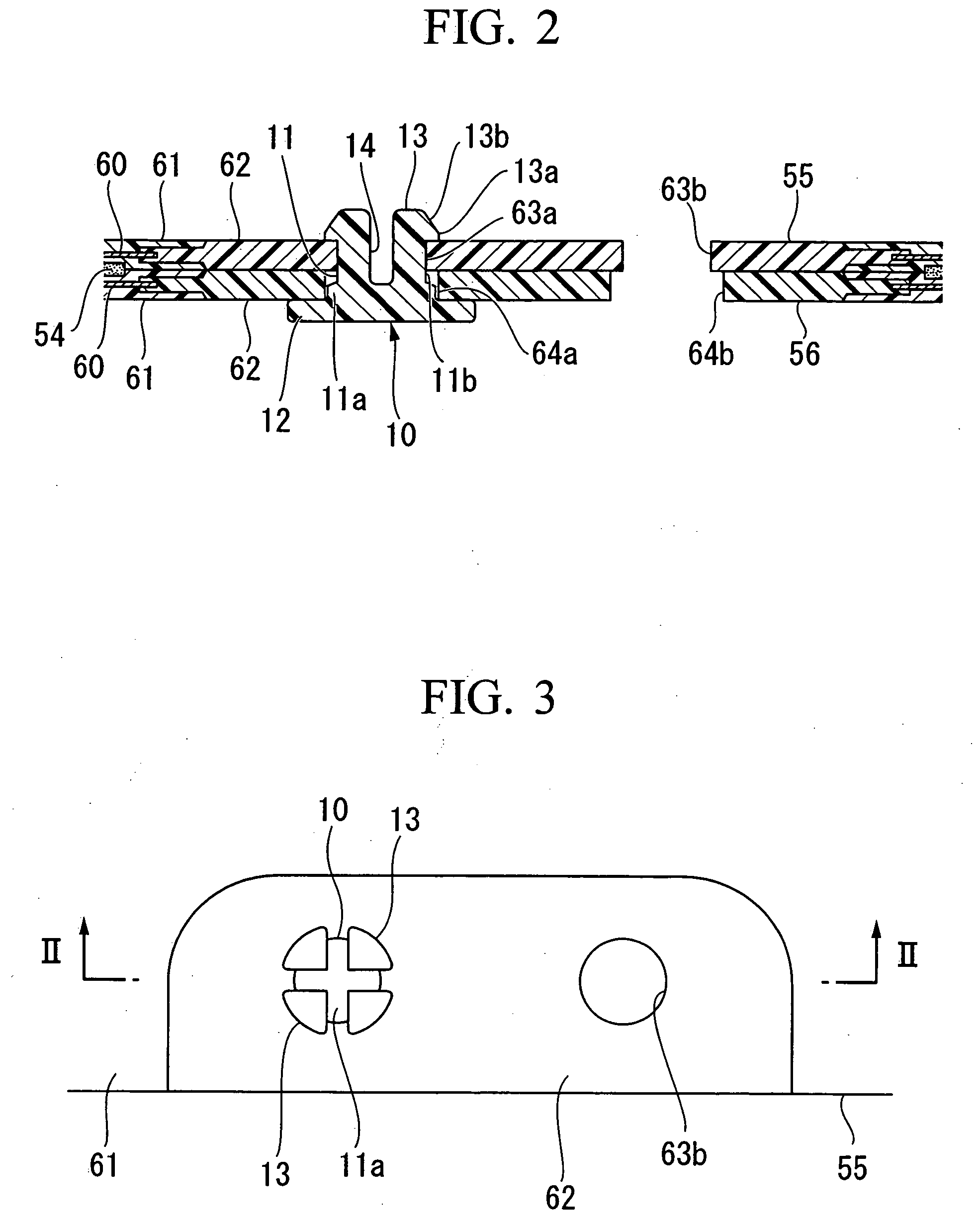 Fuel cell and cell fastening pins