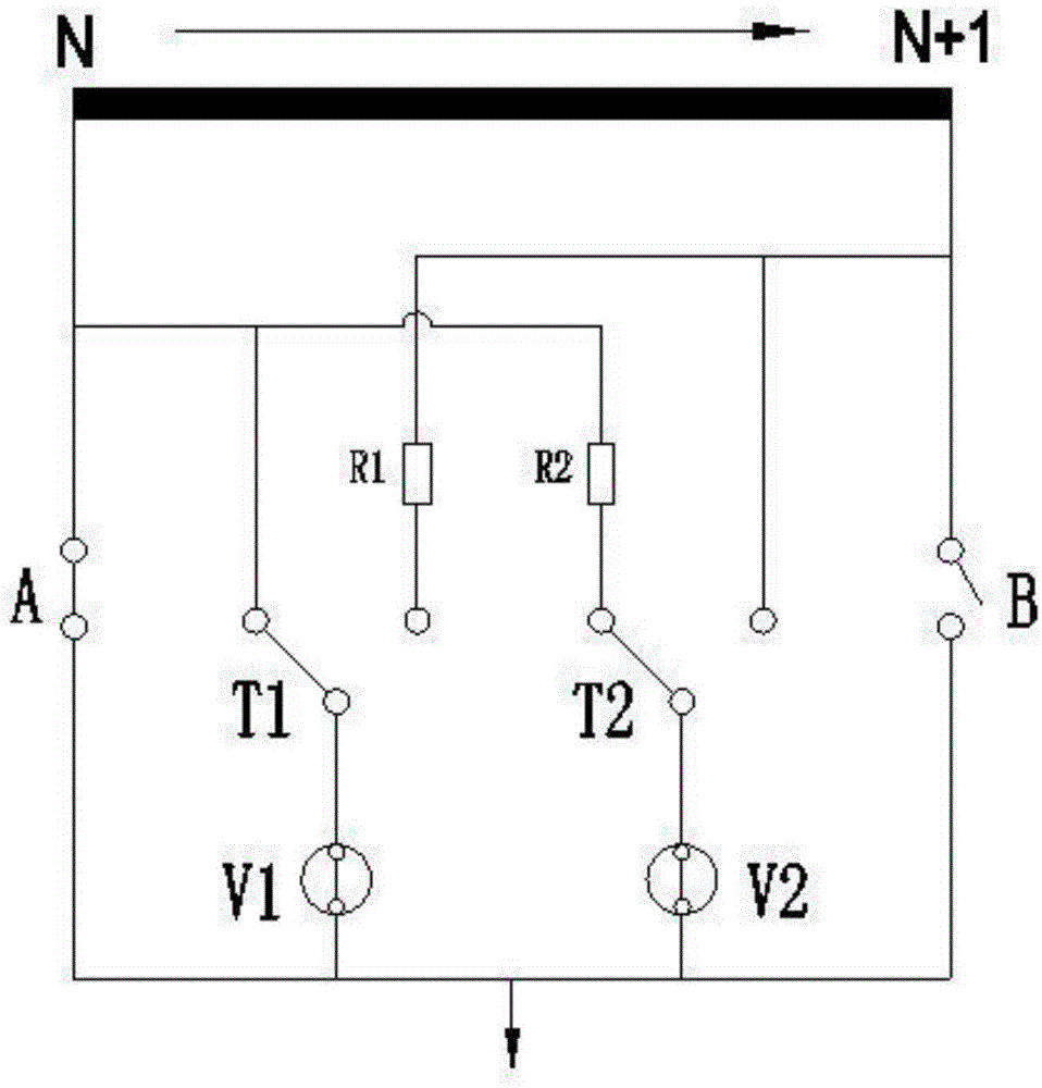 Isolating switch in vacuum on-load tap-changer