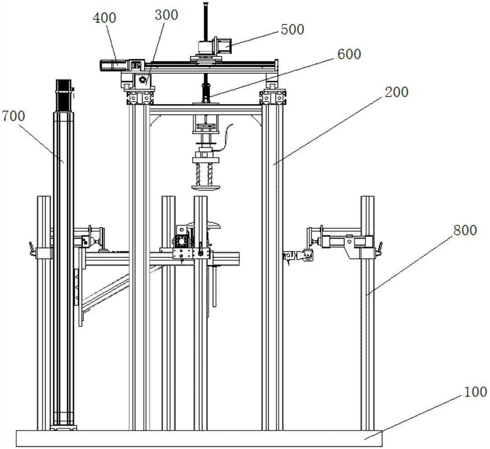 Bunk bed mechanical performance testing equipment