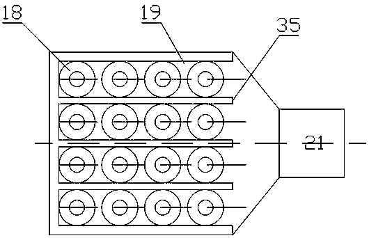 Flue gas and flue gas desulfurization wastewater treatment method and device