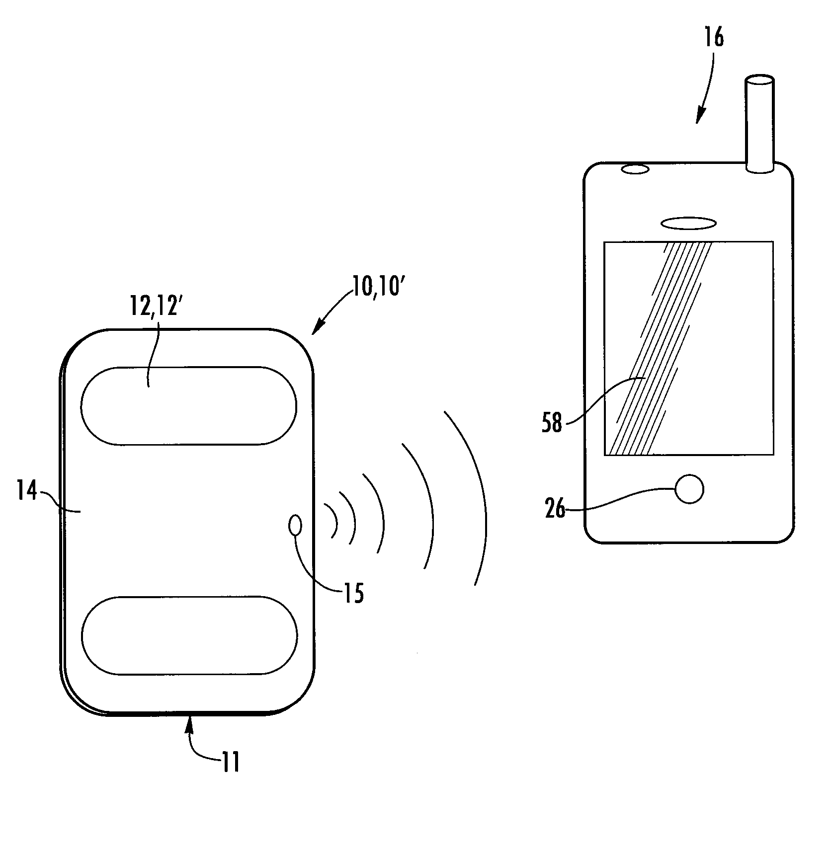 Wireless, ultrasonic personal health monitoring system