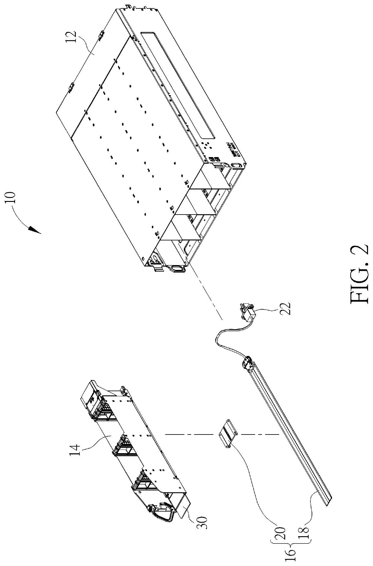 Electrically-conducting plate, uninterruptible sliding mechanism, and related server apparatus