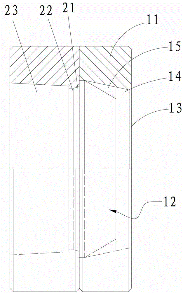 Mould for extruding aluminum alloy