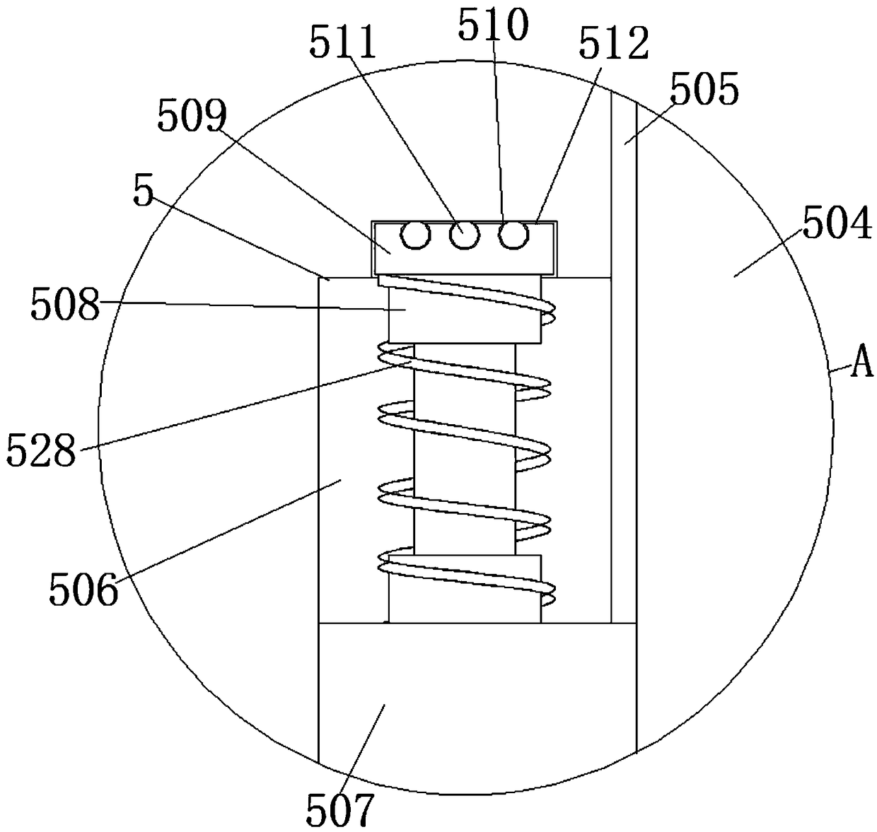 Mechanical part smoothening device