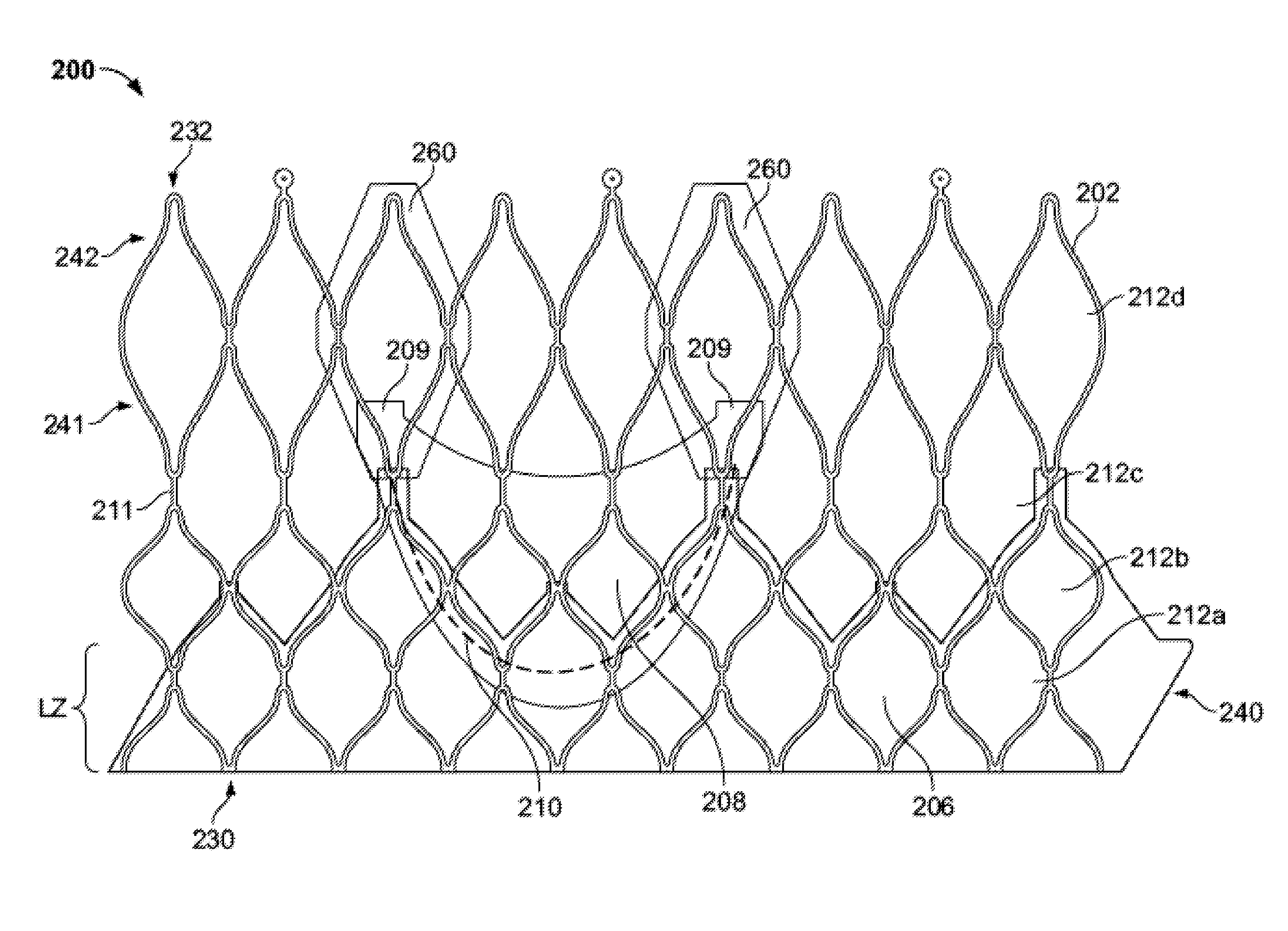 Reduced profile prosthetic heart valve