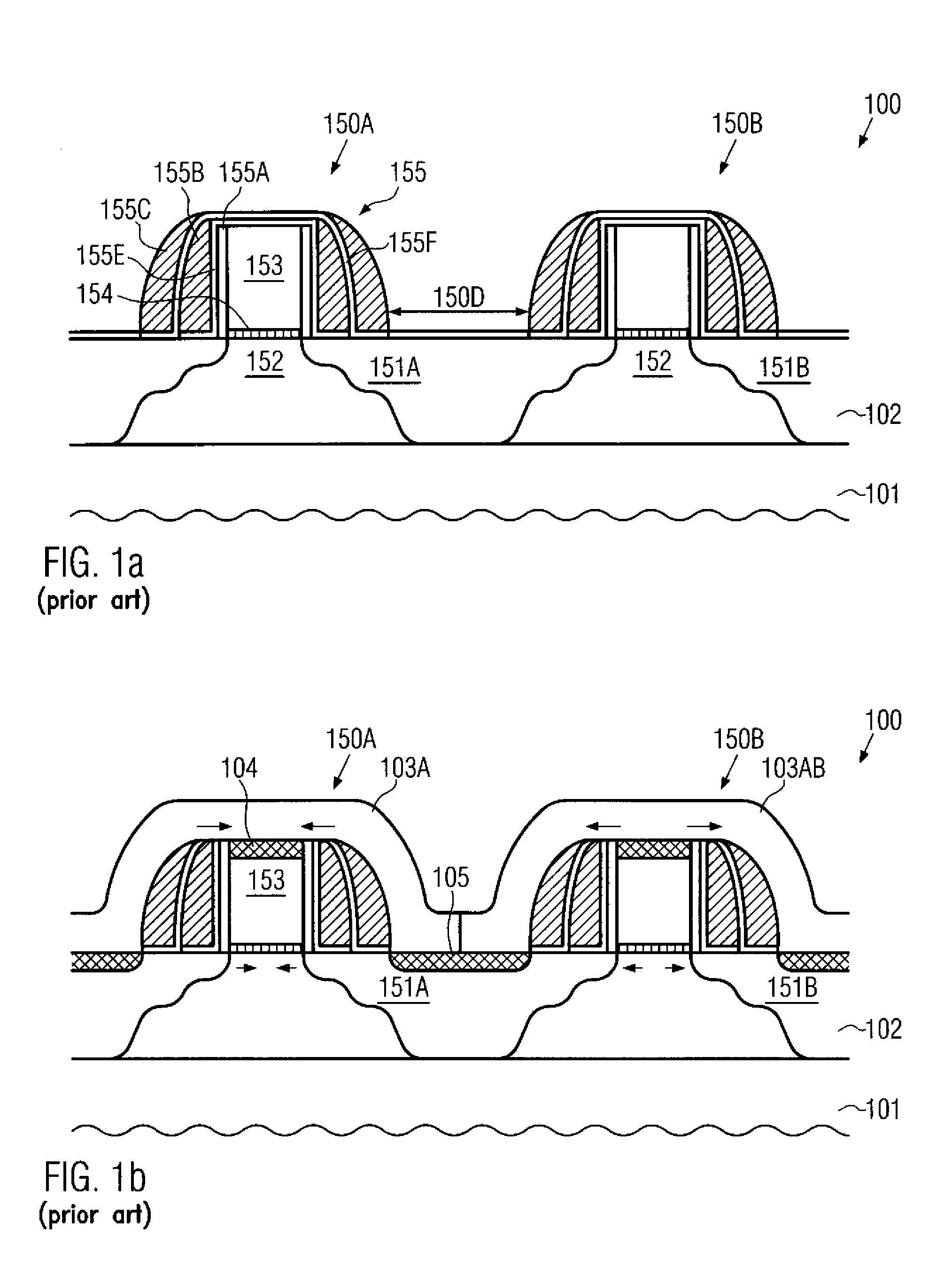 Transistor having reduced gate resistance and enhanced stress transfer efficiency and method of forming the same