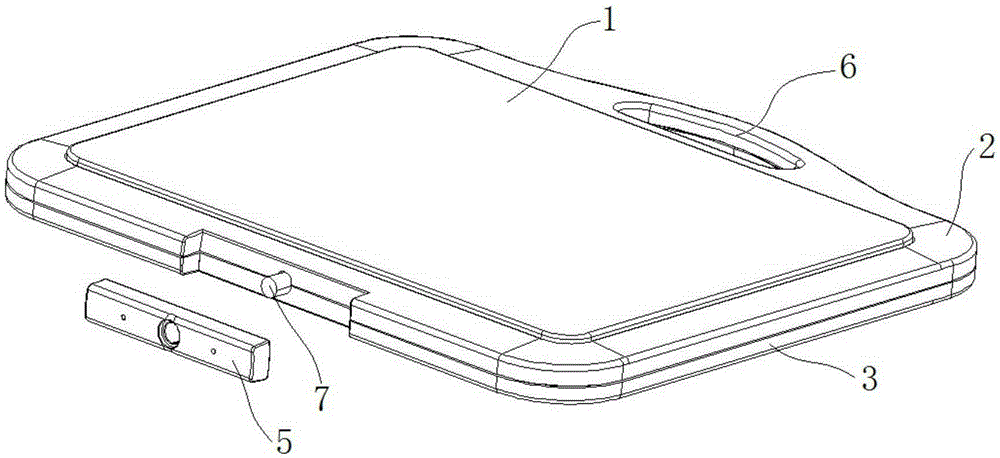 A chopping board assembly capable of preventing deformation and cracking