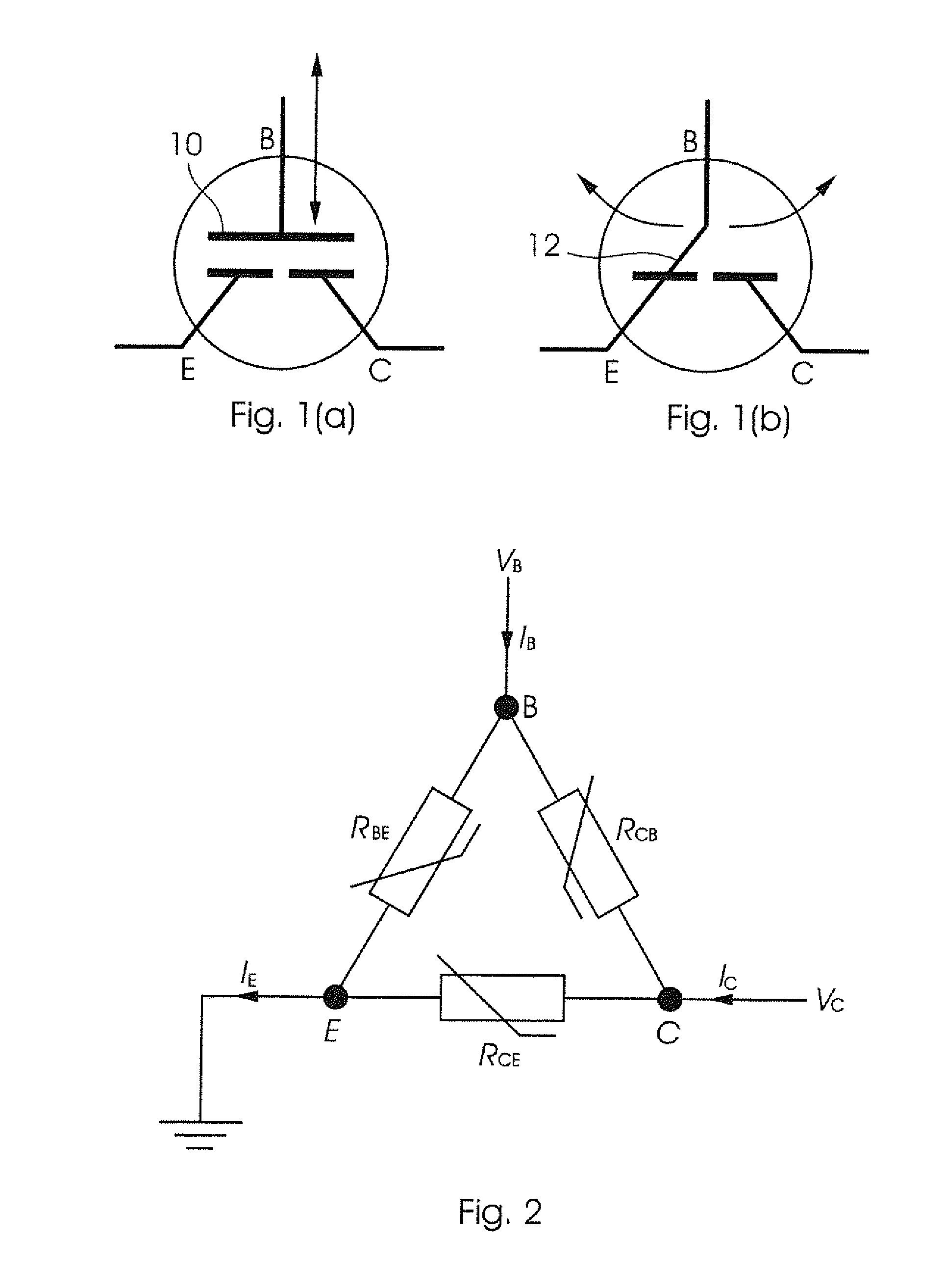 Current switching transistor