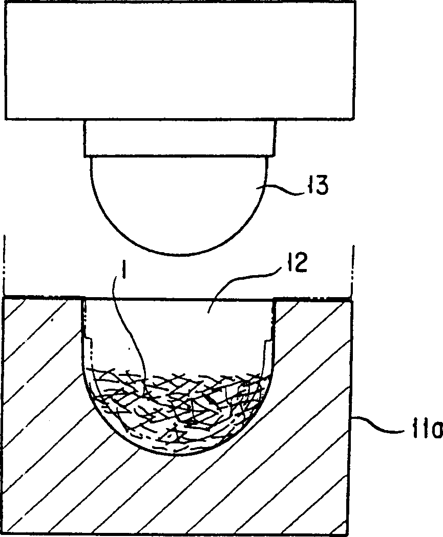 Protective shoe toecap made of long fiber reinforced thermoplastic resin and manufacture thereof