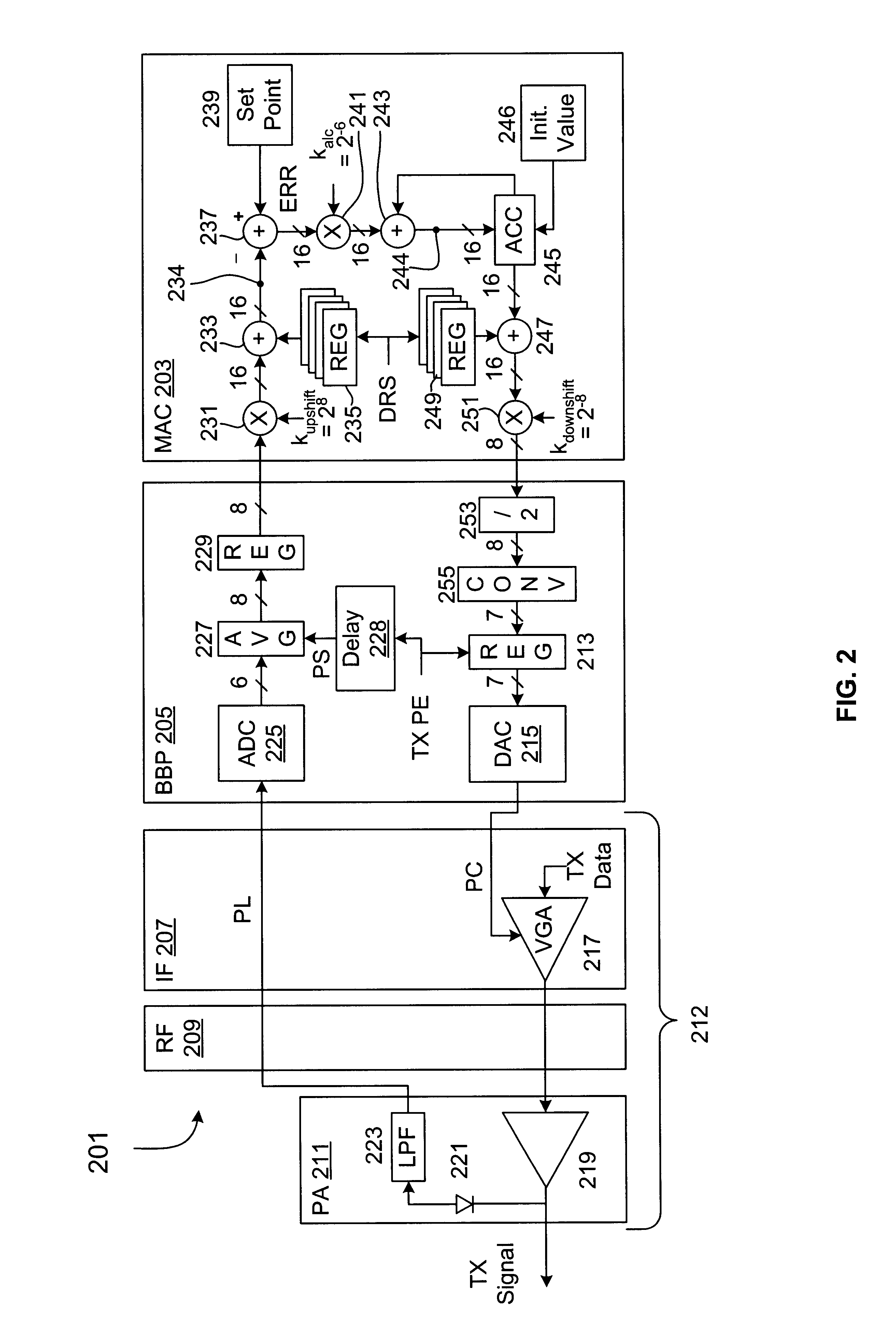 Transmit power control for multiple rate wireless communications