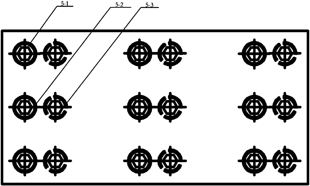 Vibration reduction and noise reduction device with blocking type structure