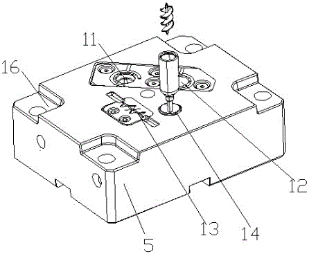 In-mould assembling and welding structure