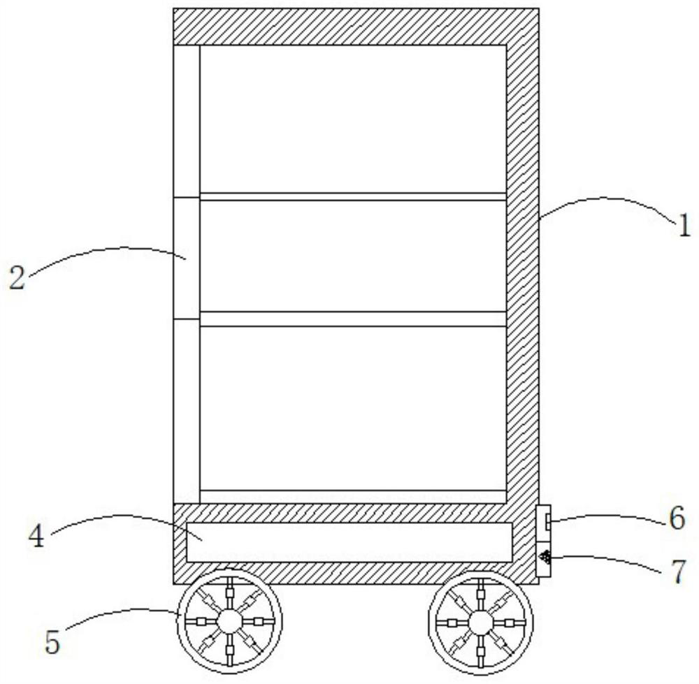 Indoor transport robot for medical consumables