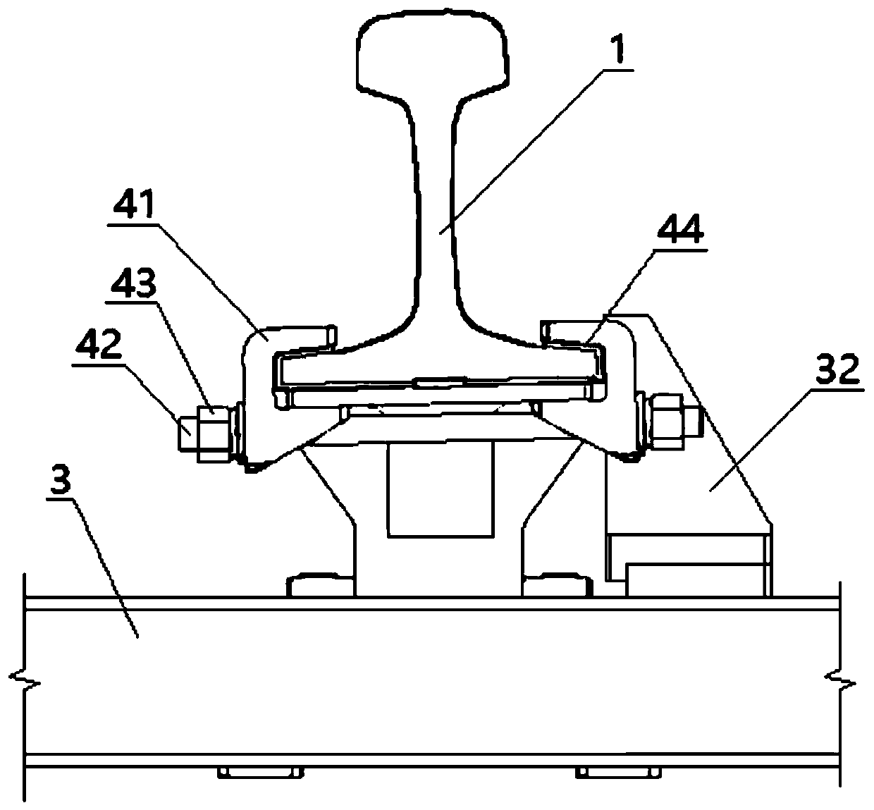 Precise positioning device and auxiliary tool for walking part imaging equipment