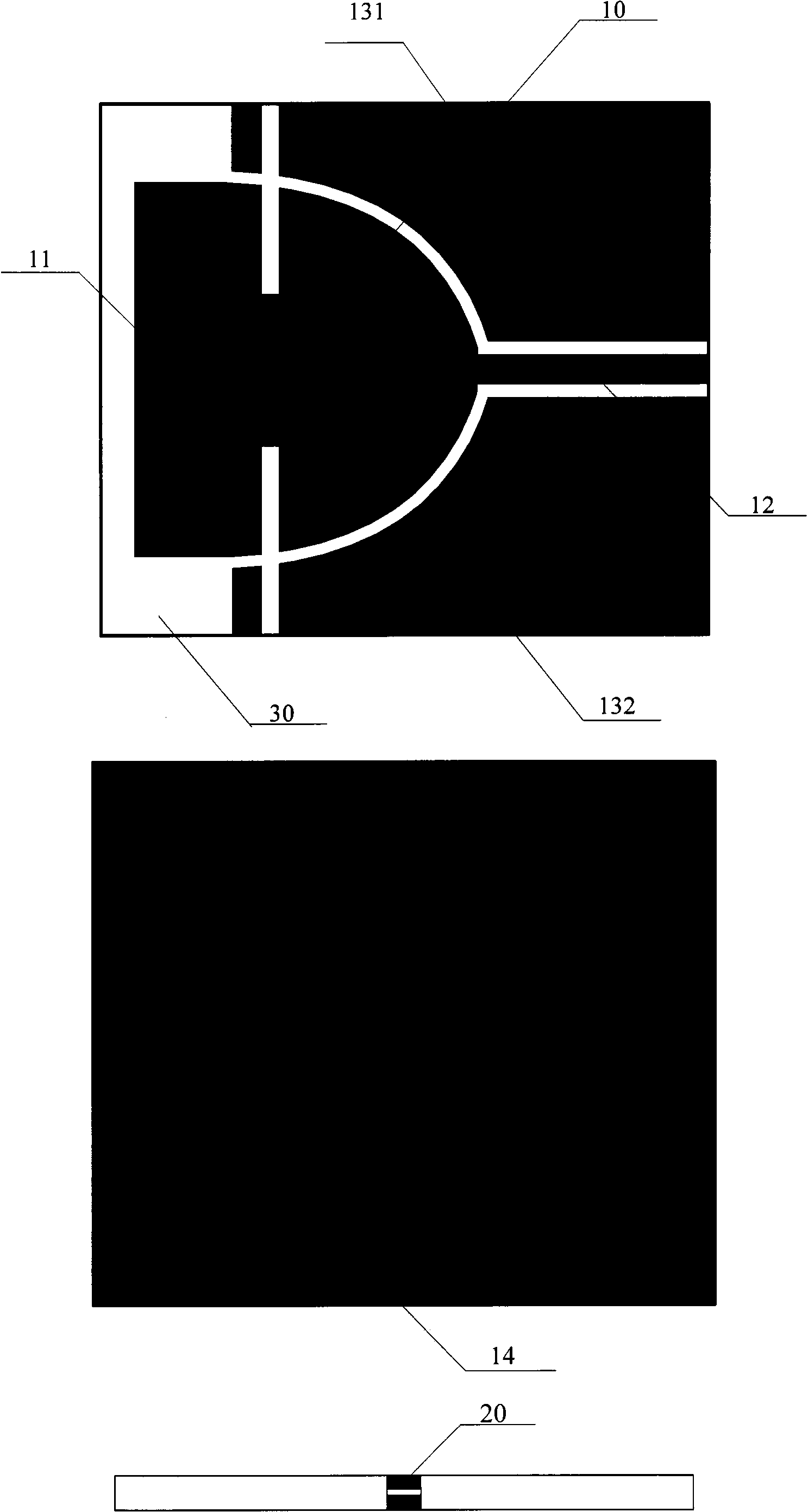 Wideband ceramic anti-metallic label