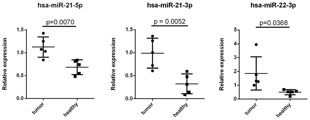 Exosome-specific miRNAs and their target genes and applications in lung adenocarcinoma