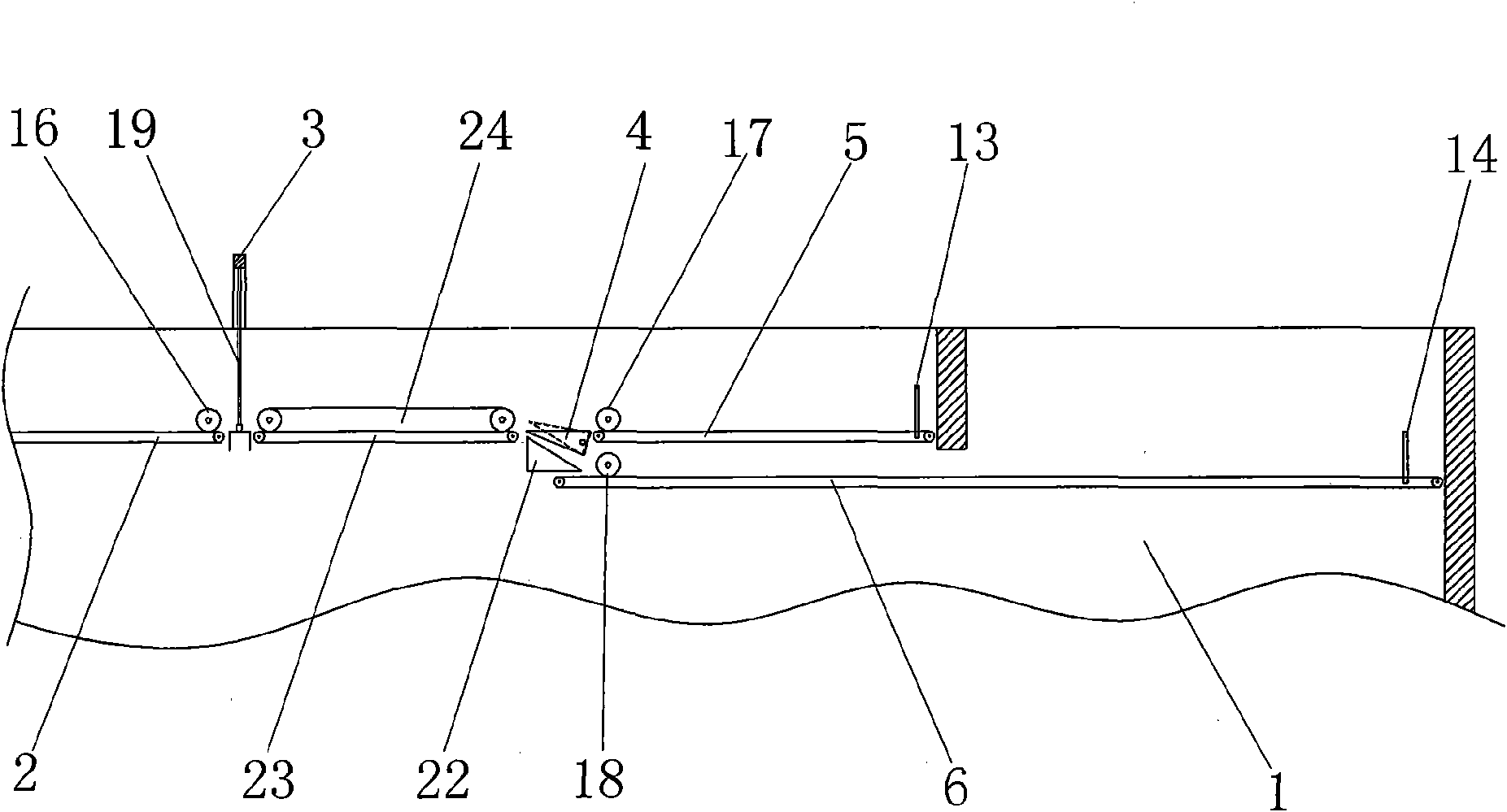 Automatic high speed lancing device by layered conveying