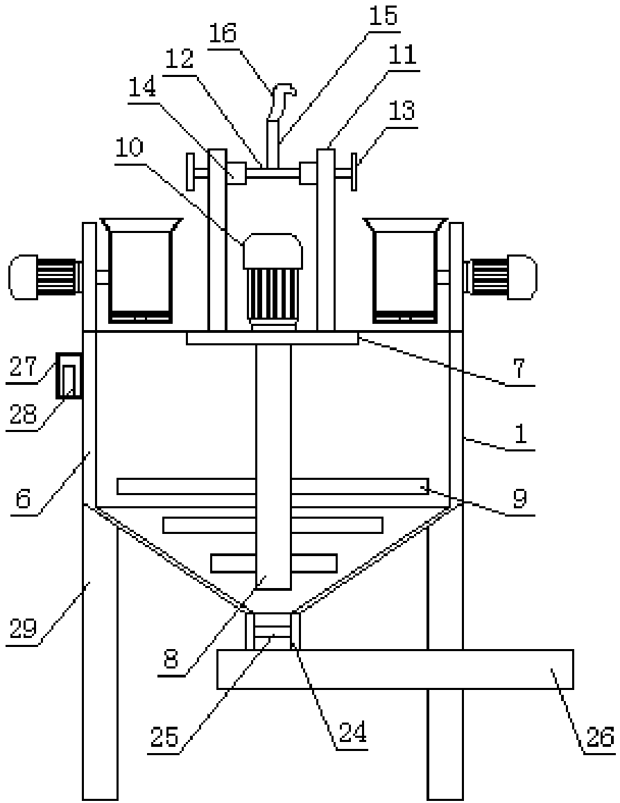 Concrete batching device