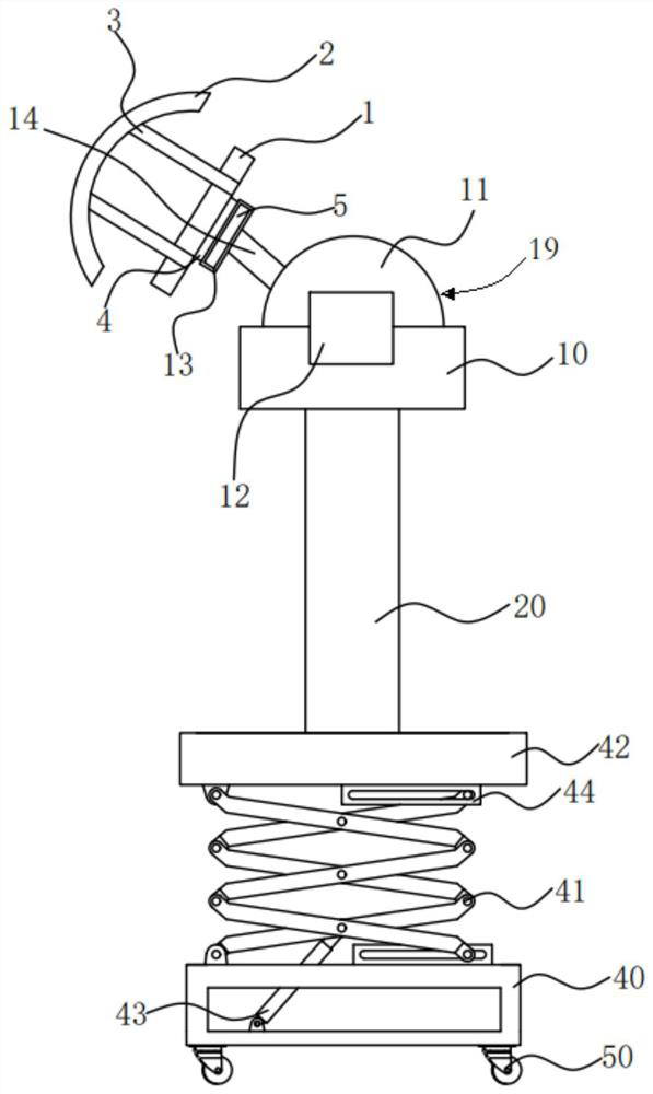 Self-coupling tunnel lining detection device