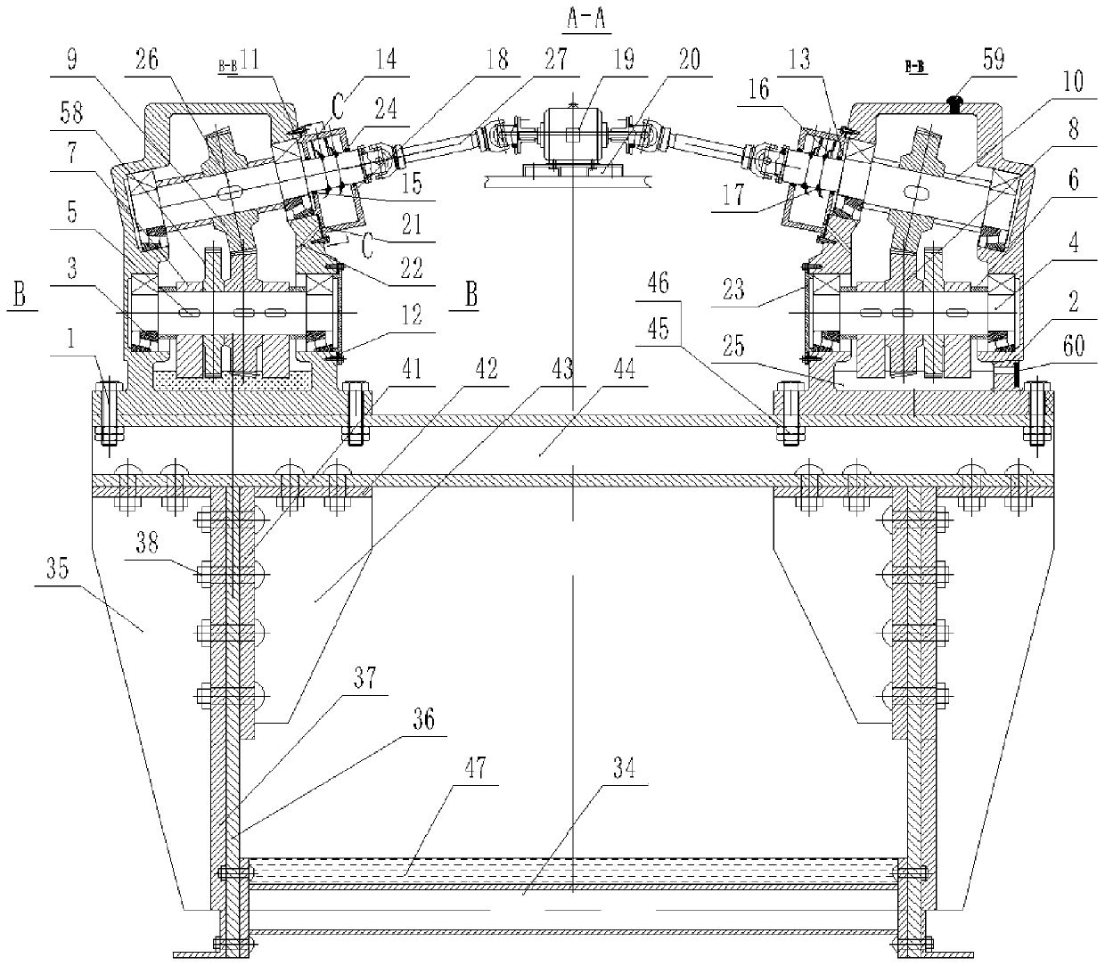 Heavy vibration screening equipment