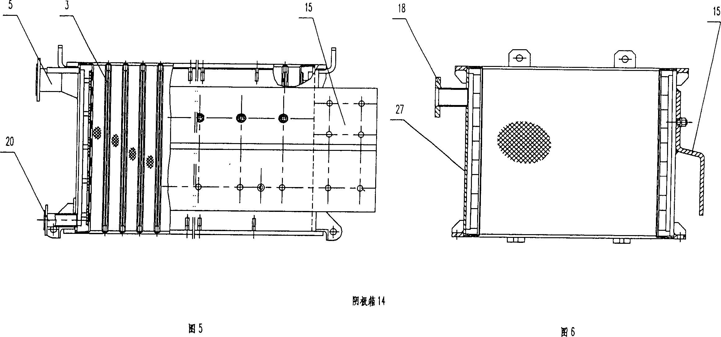 Activated cathode diaphragm electrolyzer with metal anodes