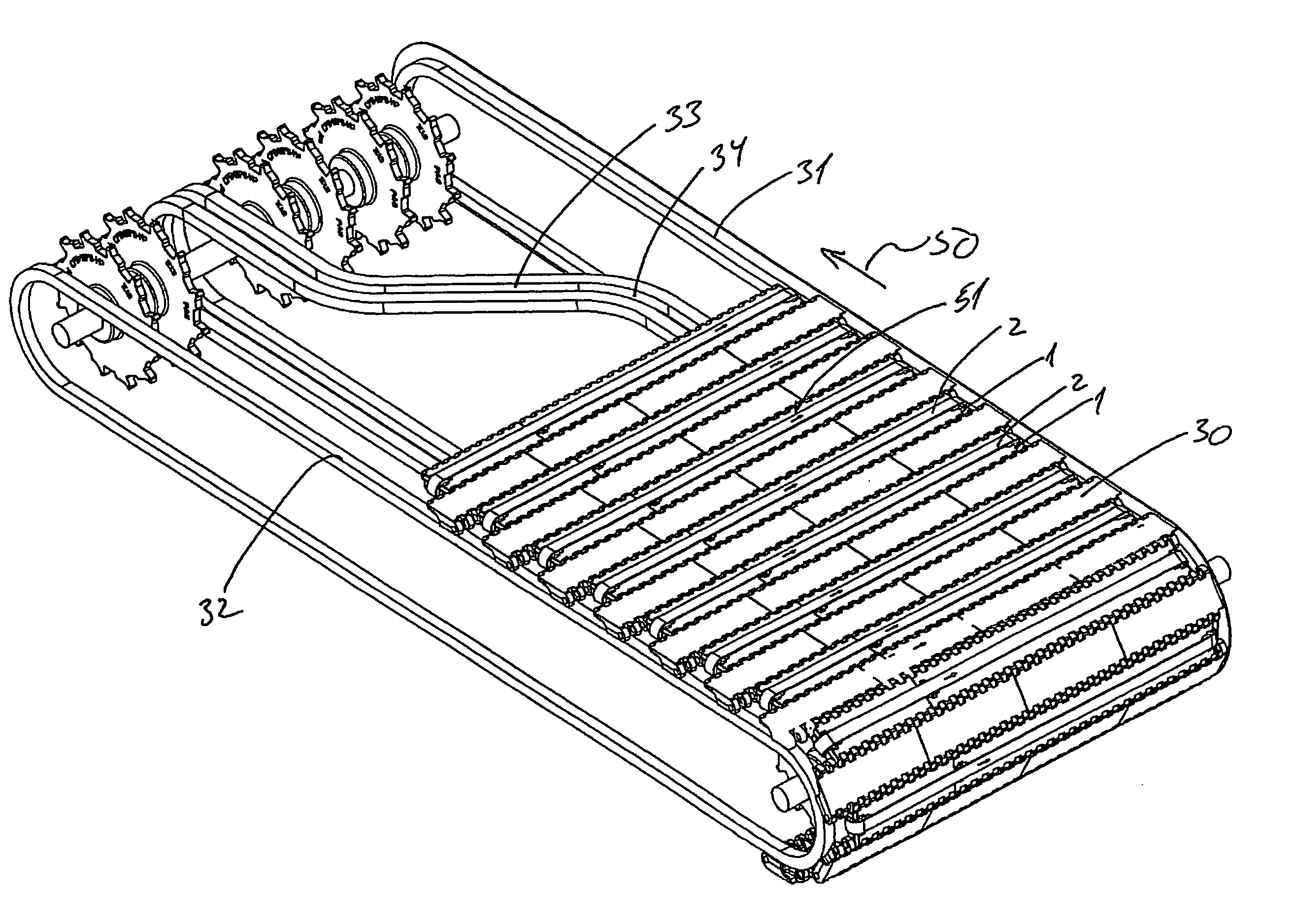 Transverse belt