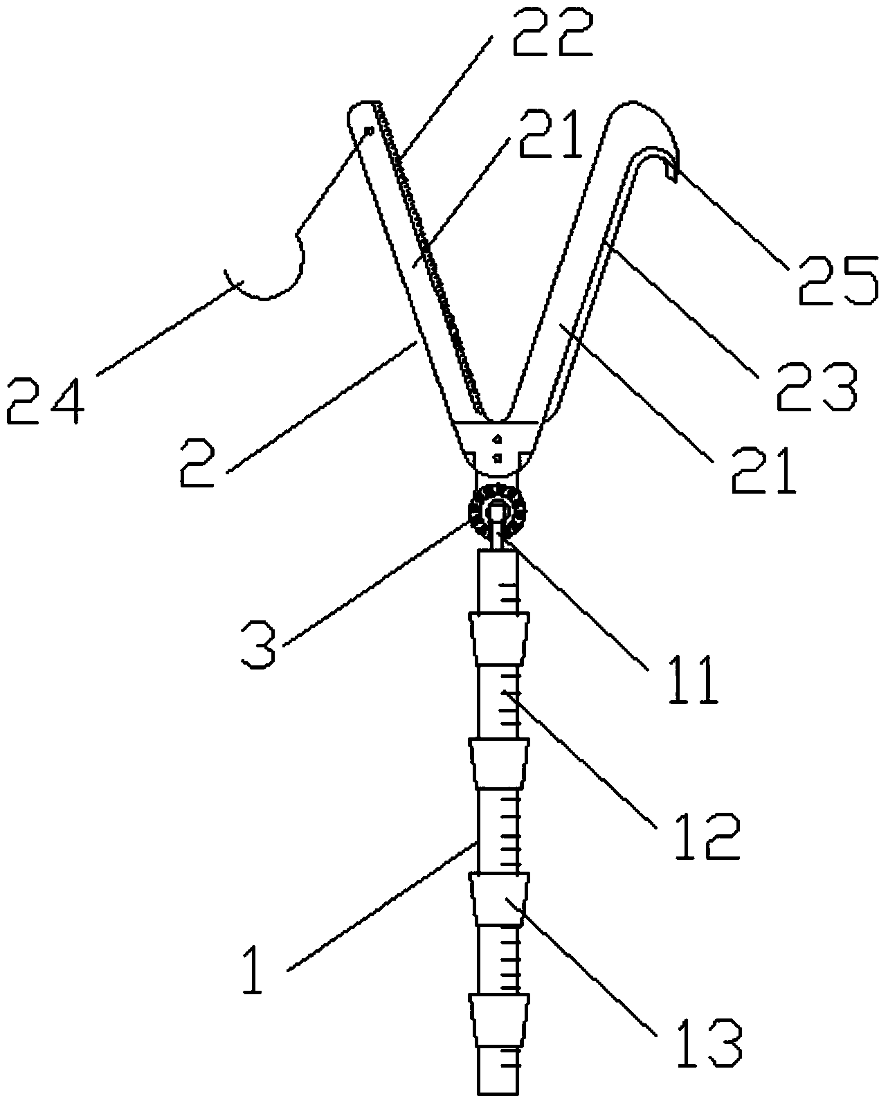 Power transmission line multifunctional foreign body processor