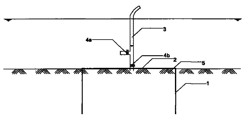 Bucket type foundation reinforcing method by replacing water with air